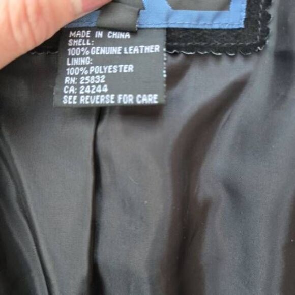 Cripple Creek vintage cowgirl jacket black with studs and tassels large htf - Picture 12 of 15